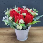 Букет з мила у формі тюльпанів у відерці