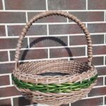 Кошик з ротангу світло коричневий