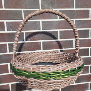 Кошик з ротангу світло коричневий