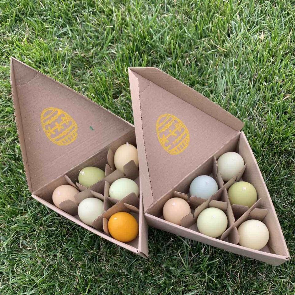 Набір Ведикодніх свічок писанок (5шт)