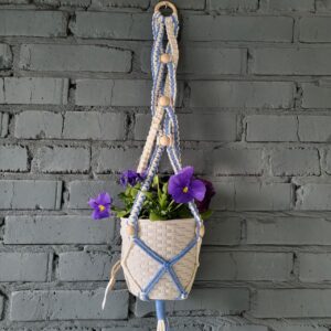 Вішалка для рослин макраме