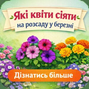Які квіти сіяти на розсаду у березні — поради для рясного цвітіння