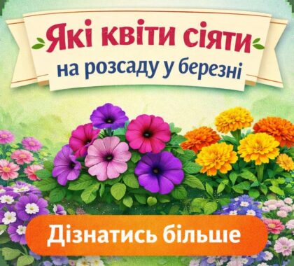 які квіти висаджувати в березні