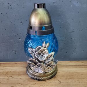 Лампадка з квітами кольорова