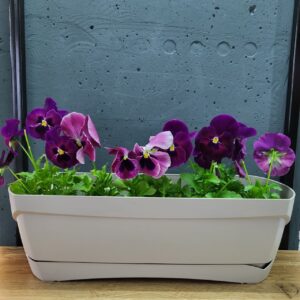 Горщик для квітів балконний (лате)