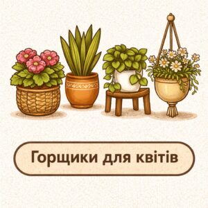 Горщики для квітів