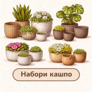 набір кашпо
