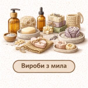 вироби з мила ручної роботи